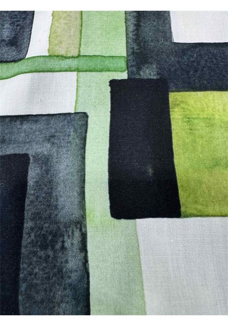 Green patterned shirt EMPORIO ARMANI | shirts | D41F10 D1206010